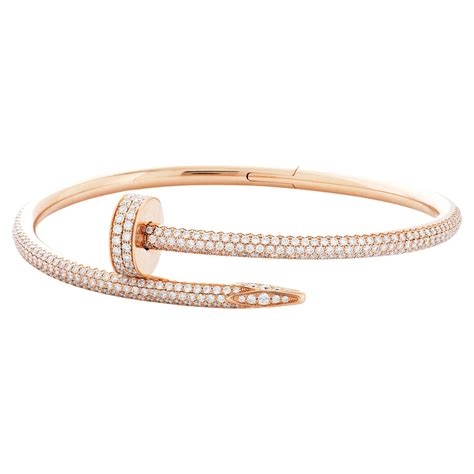 cartier bracelet full diamond|cartier all diamond nail bracelet.